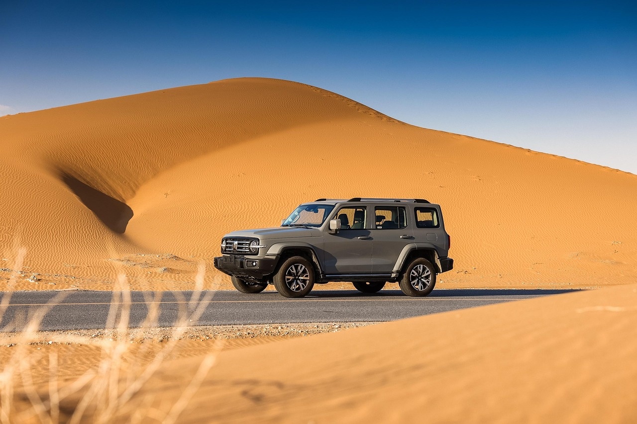 SUV pronto per il ritiro dopo prenotazione